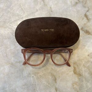 Tom Ford Pink Round Glasses